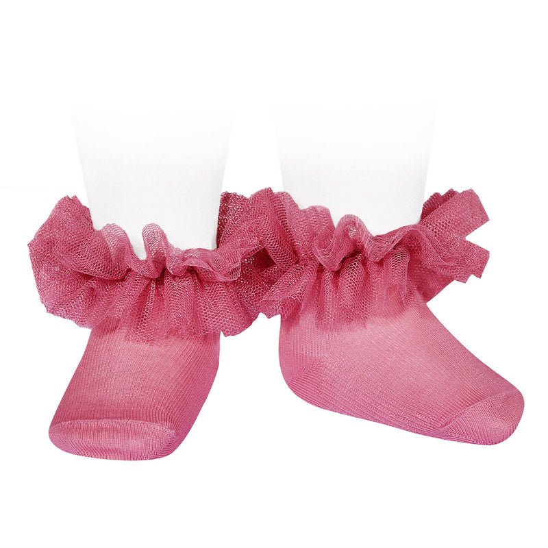 CONDOR - Enkelsokken met Tule - Blusher (536) - Le CirQue Conceptstore