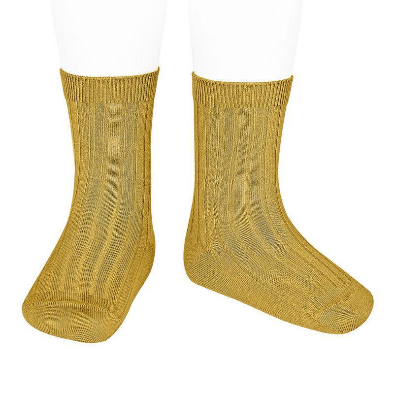 CONDOR - Korte sokken - Mustard (Color 629) - Le CirQue Kidsconceptstore 