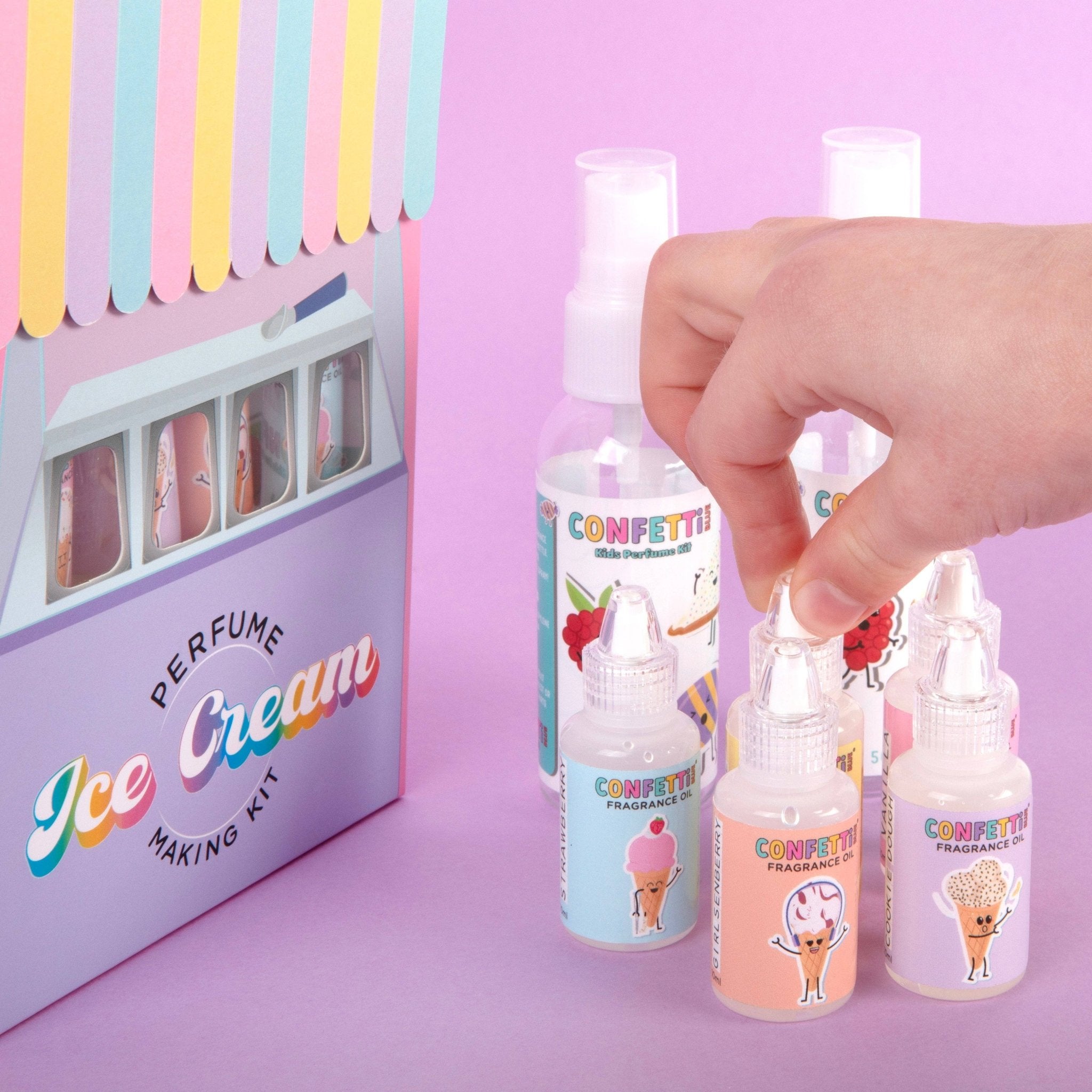 CONFETTI BLUE | Maak je eigen Parfum | Ice Cream Set - Le CirQue Conceptstore