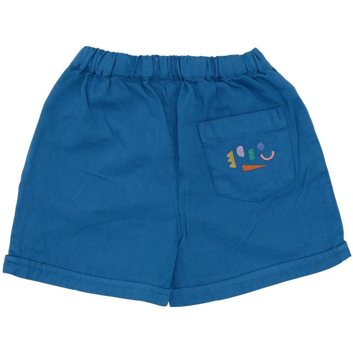 COPENHAGEN COLORS - Twill Short Blue - Le CirQue Kidsconceptstore 