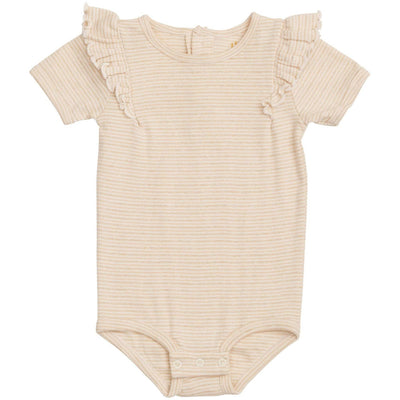 COPENHAGEN COLORS - Striped Ruffle Beige - Le CirQue Kidsconceptstore 