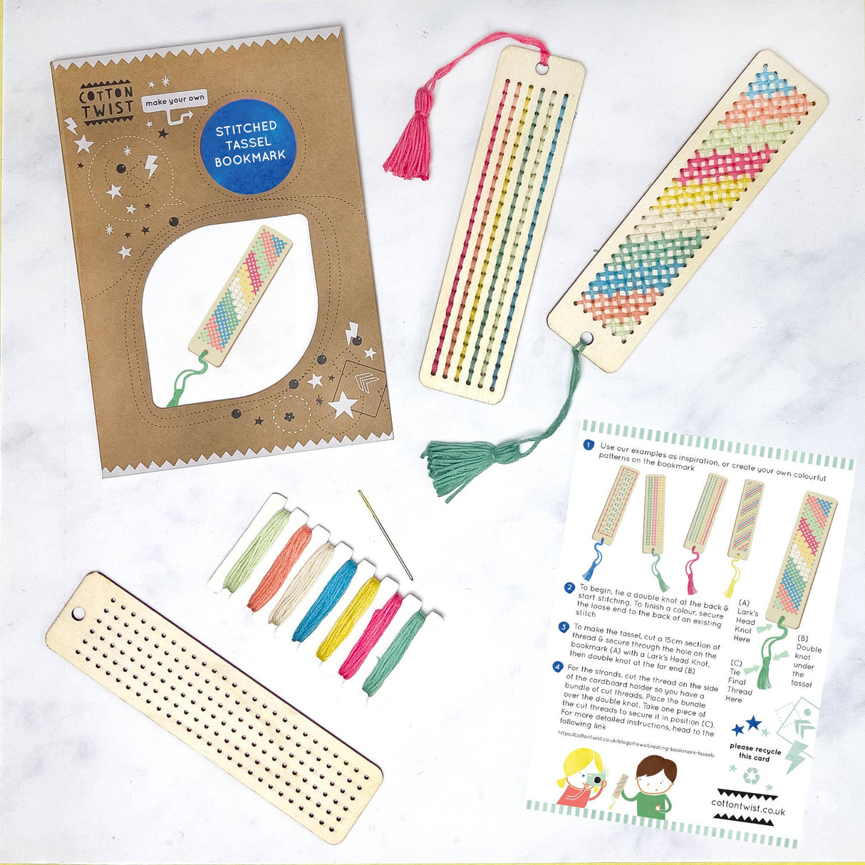 COTTON TWIST | Borduur | DIY Bladwijzer - Le CirQue Conceptstore