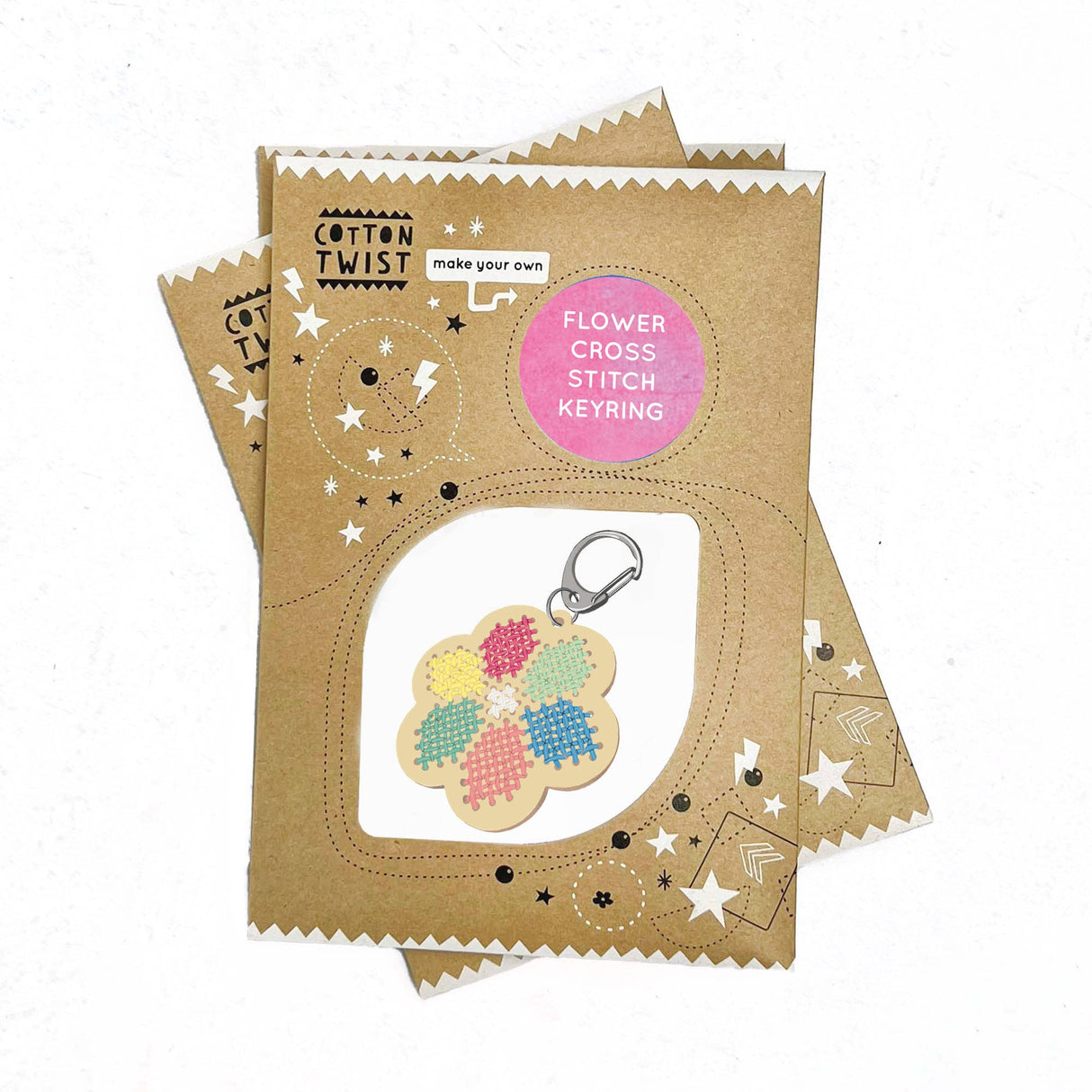 COTTON TWIST | Borduur | DIY Sleutelhanger Flowers - Le CirQue Conceptstore
