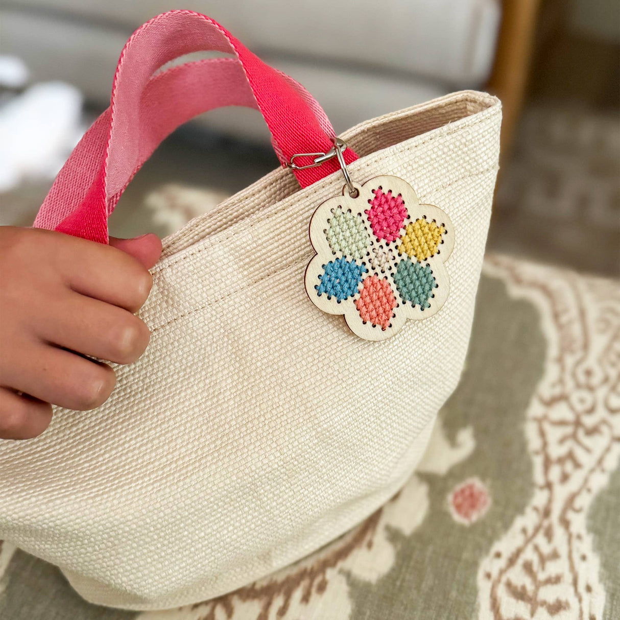COTTON TWIST | Borduur | DIY Sleutelhanger Flowers - Le CirQue Conceptstore
