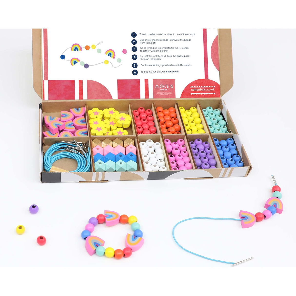 COTTON TWIST | DIY Armbandjes maken| Regenboog & Bloem - Le CirQue Conceptstore