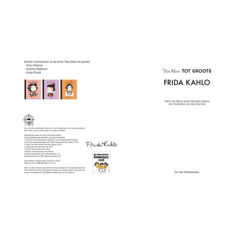 DE 4 WINDSTREKEN | Van Klein tot Groots | Frida Kahlo 6+ - Le CirQue Conceptstore