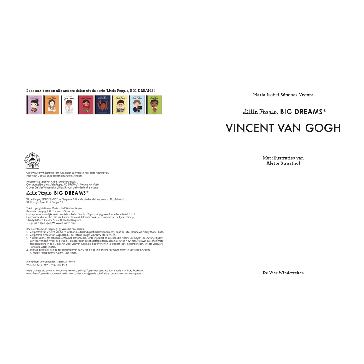 DE 4 WINDSTREKEN | Van Klein tot Groots | Vincent Van Gogh 6+ - Le CirQue Conceptstore