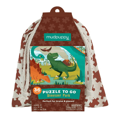 MUDPUPPY - Puzzel to Go "Dinosaurs" 3+ - Le CirQue Kidsconceptstore 