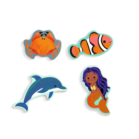 DJECO - 2 in 1 Houten Puzzel "Mermaids" 2+ - Le CirQue Conceptstore