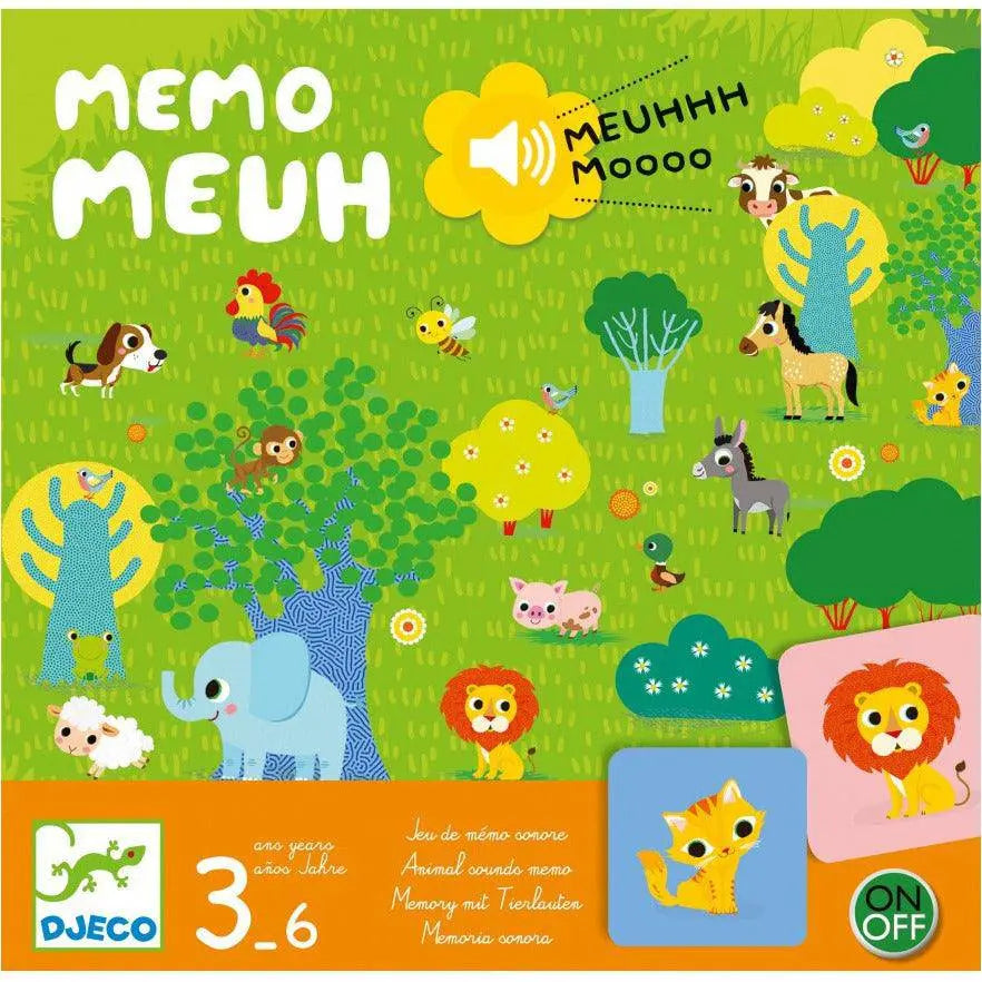 DJECO | Gezelschapsspel | Memo Meuuuh 3+ - Le CirQue Conceptstore