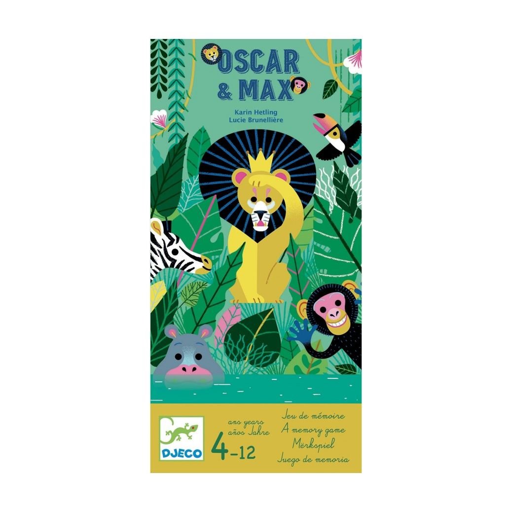 DJECO | Gezelschapsspel | Oscar&Max 4+ - Le CirQue Conceptstore