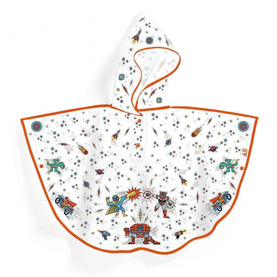 DJECO - Kleurrijke Regencape "Hero" 5 - 7j - Le CirQue Conceptstore