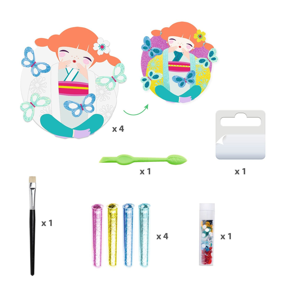 DJECO | Knutseldoosje met Glitter | Onnanoko 6+ - Le CirQue Conceptstore