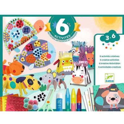 DJECO - Knutselbox  6 in 1 - Pets 3+ - Le CirQue Kidsconceptstore 