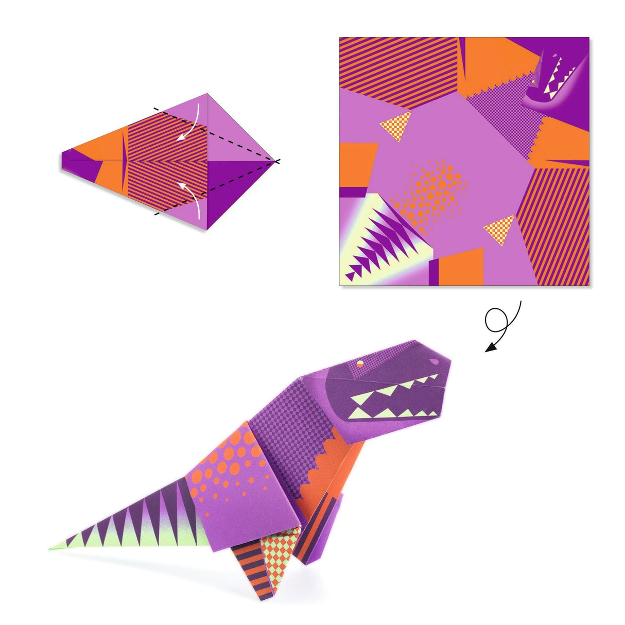 DJECO | Knutselen | Origami | Dinosaurs 6+ - Le CirQue Conceptstore