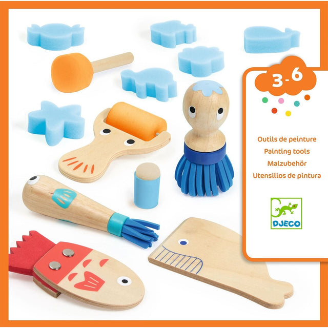 DJECO | Knutselen | Unique Tools For Painting 3+ - Le CirQue Conceptstore