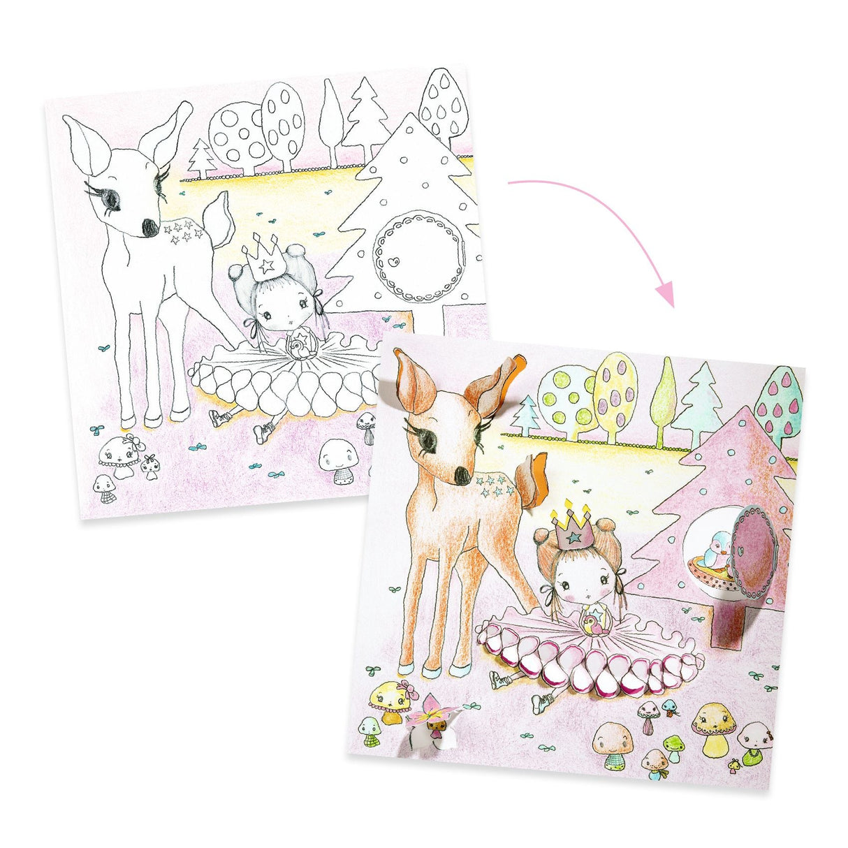 DJECO | Magische Kleurplaten | Pupi 5+ - Le CirQue Conceptstore