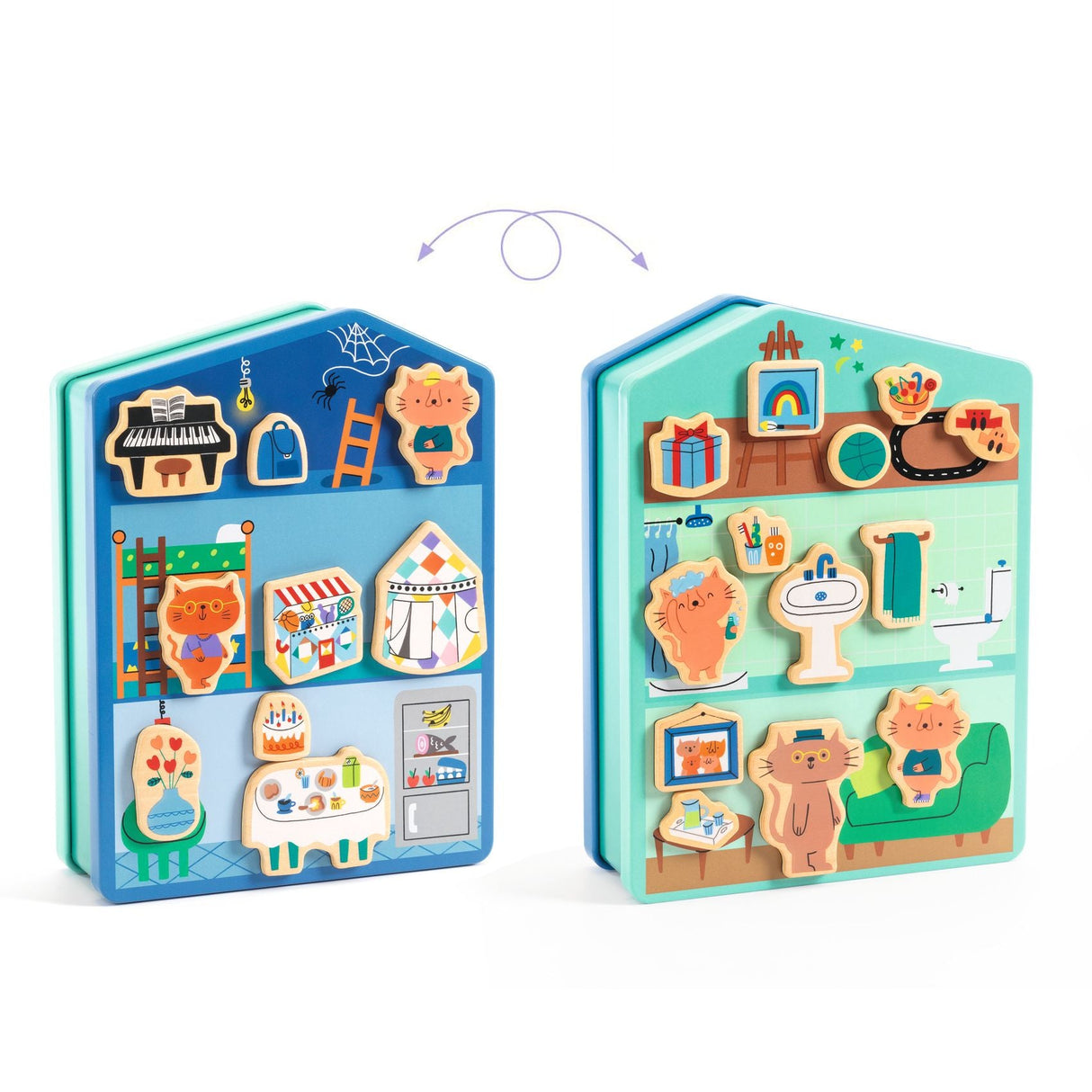 DJECO | Magnetische Inzetbox | Huis 3+ - Le CirQue Conceptstore