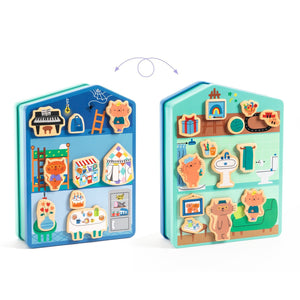 DJECO | Magnetische Inzetbox | Huis 3+ - Le CirQue Conceptstore
