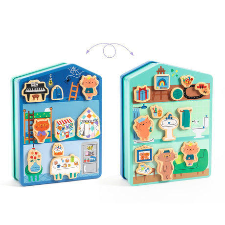 DJECO | Magnetische Inzetbox | Huis 3+ - Le CirQue Conceptstore