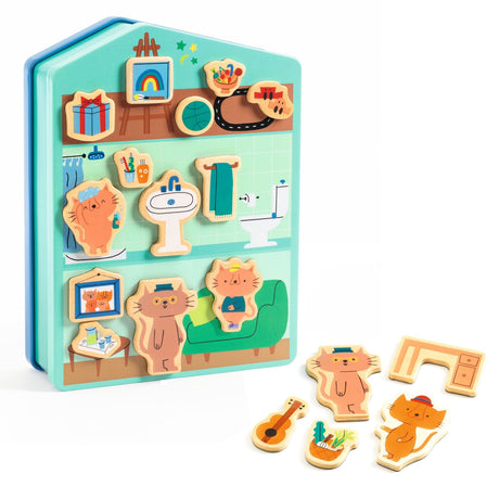 DJECO | Magnetische Inzetbox | Huis 3+ - Le CirQue Conceptstore