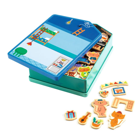 DJECO | Magnetische Inzetbox | Huis 3+ - Le CirQue Conceptstore