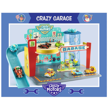 DJECO | Metal Crazy Motors | Crazy Garage 3+ - Le CirQue Conceptstore
