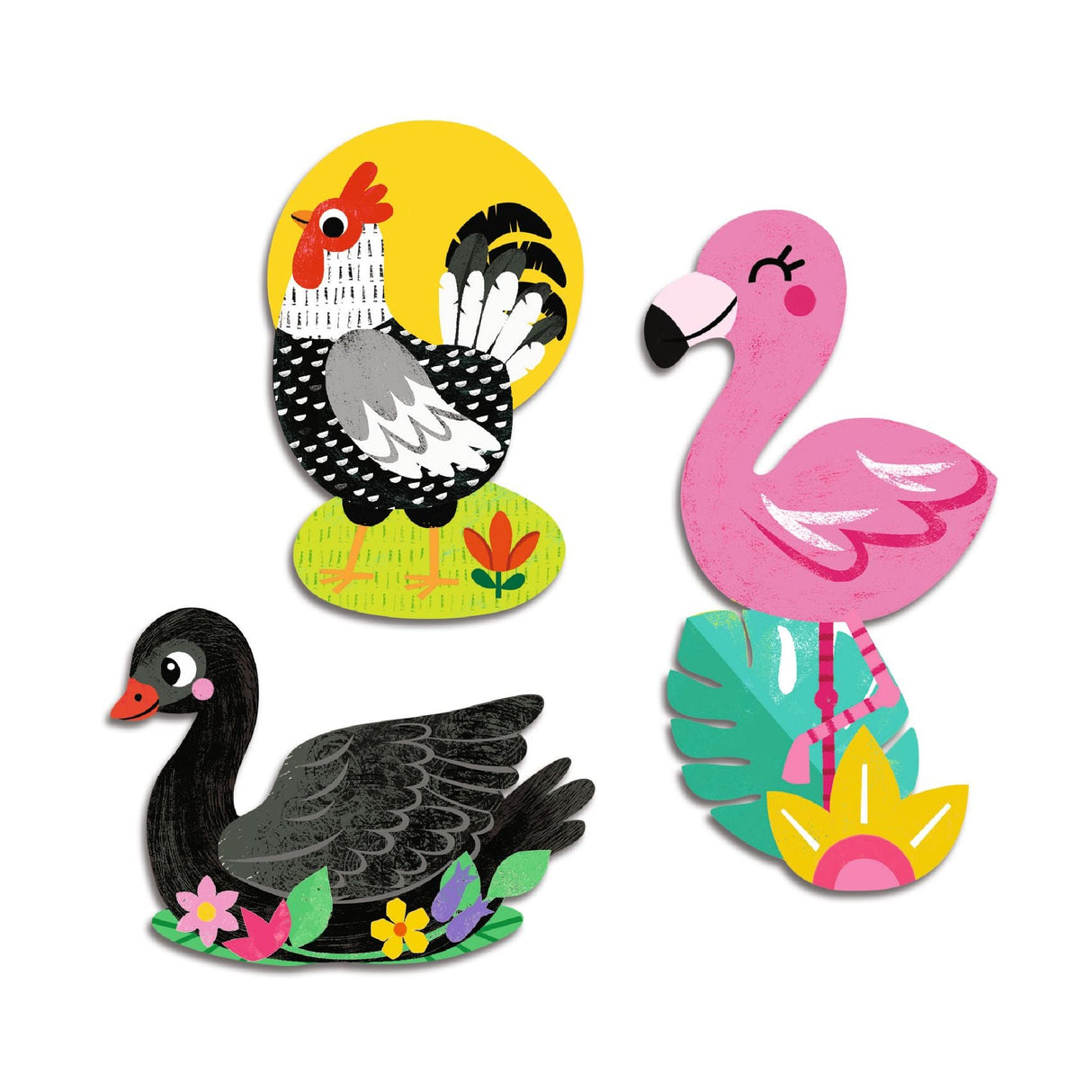 DJECO - Mijn Eerste Stickers "Vogels" 18m+ - Le CirQue Conceptstore