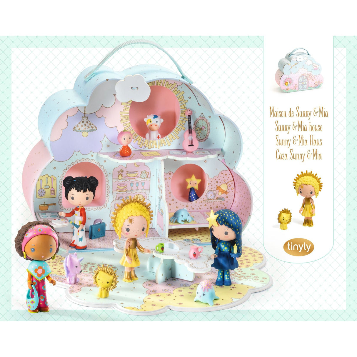 DJECO | Poppenhuis Tinyly | Sunny&Mia 4+ - Le CirQue Conceptstore