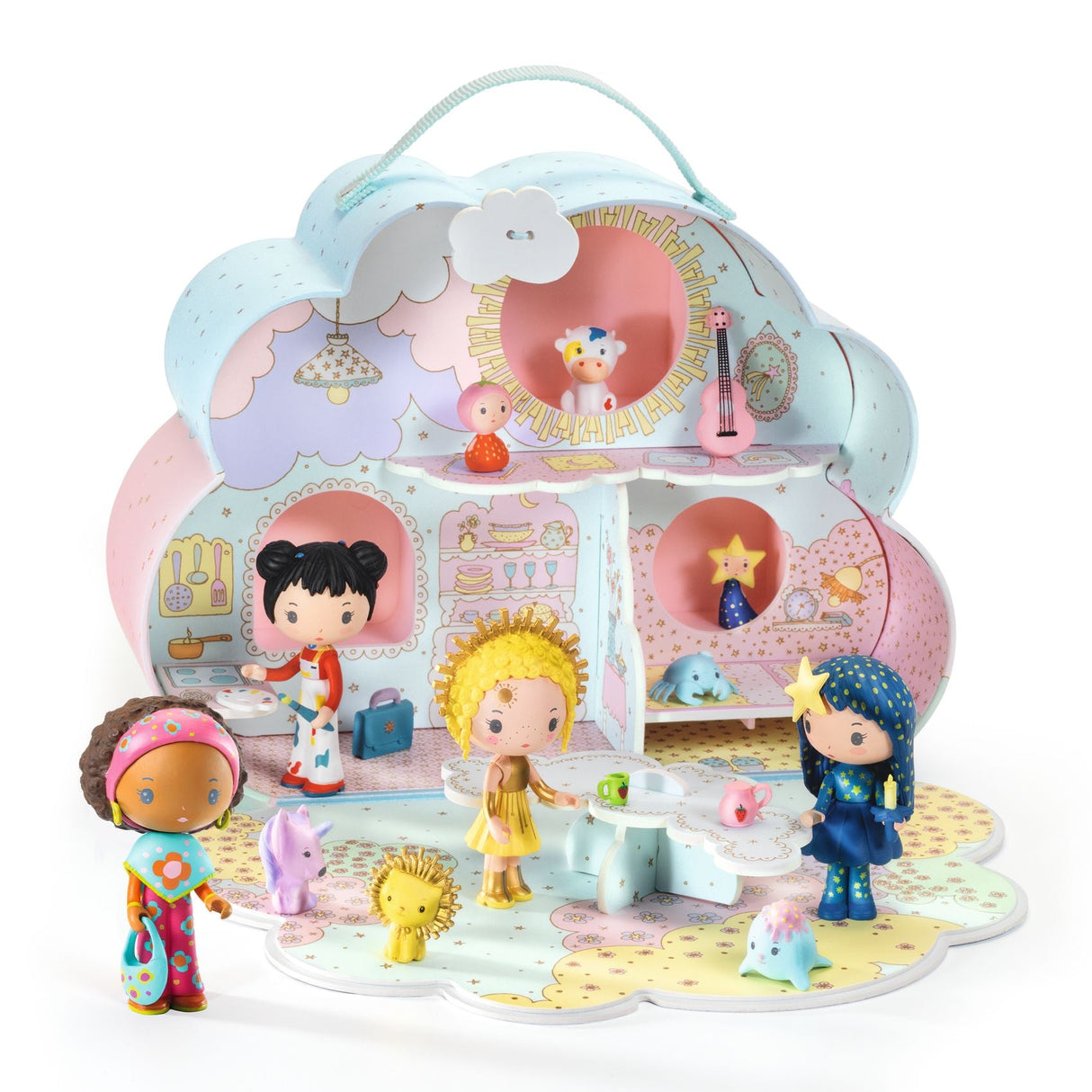 DJECO | Poppenhuis Tinyly | Sunny&Mia 4+ - Le CirQue Conceptstore