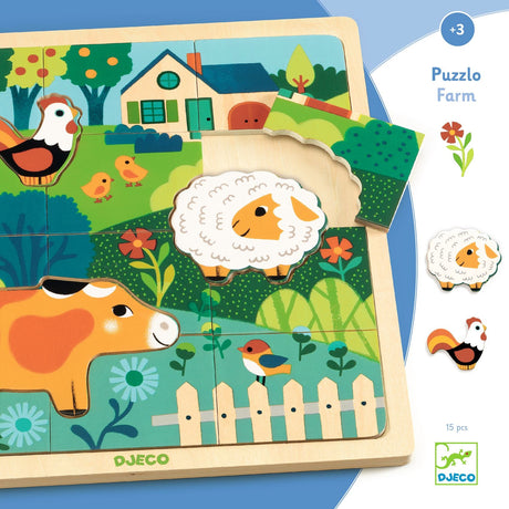 DJECO | Puzzel |Boerderij 3+ - Le CirQue Conceptstore