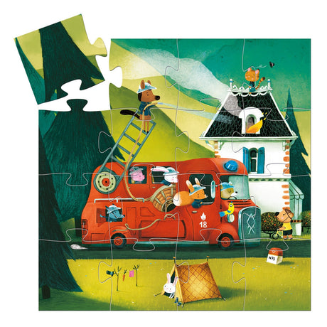 DJECO | Puzzel | Brandweerwagen 3+ - Le CirQue Conceptstore