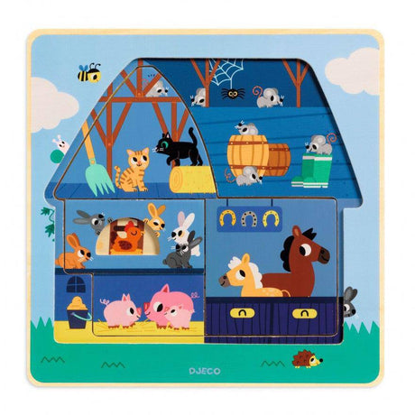 DJECO | Puzzel | Chez Moo 2+ - Le CirQue Conceptstore