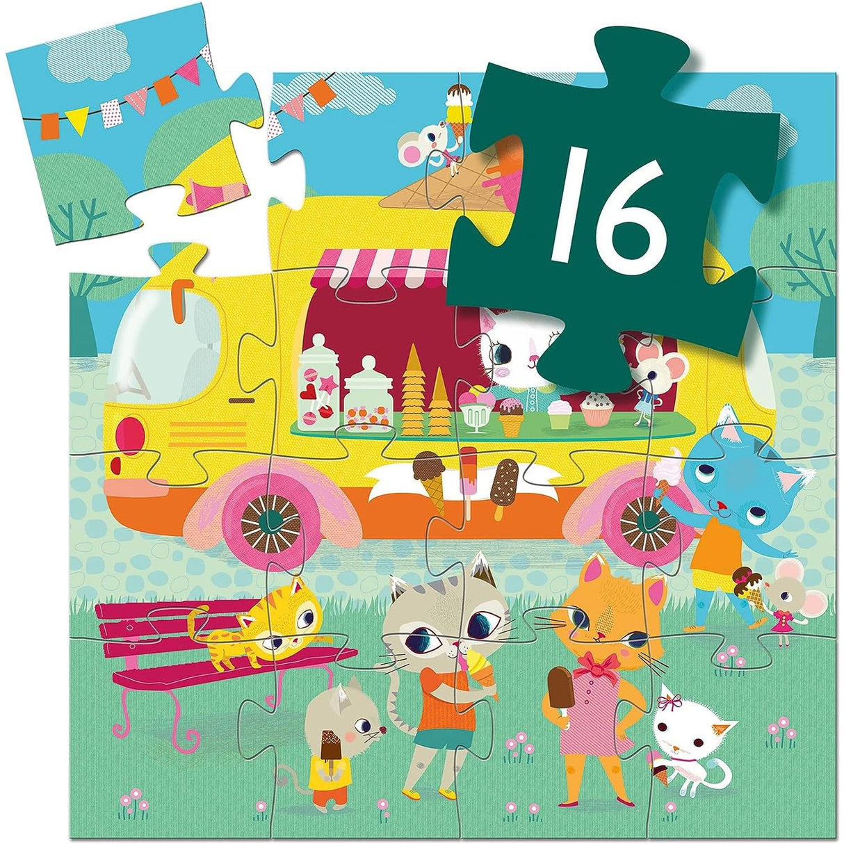 DJECO | Puzzel | IJskar 3+ - Le CirQue Conceptstore