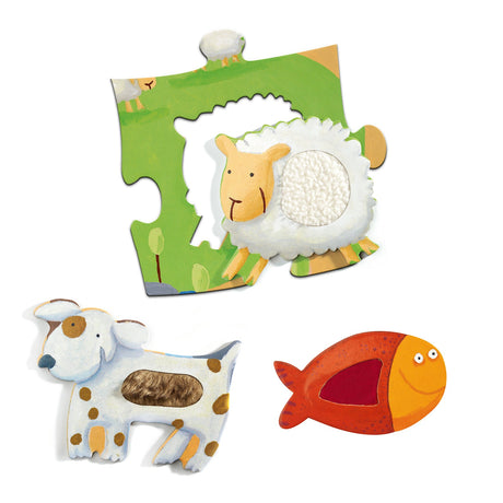DJECO | Puzzel | Tactiloferme 3+ - Le CirQue Conceptstore