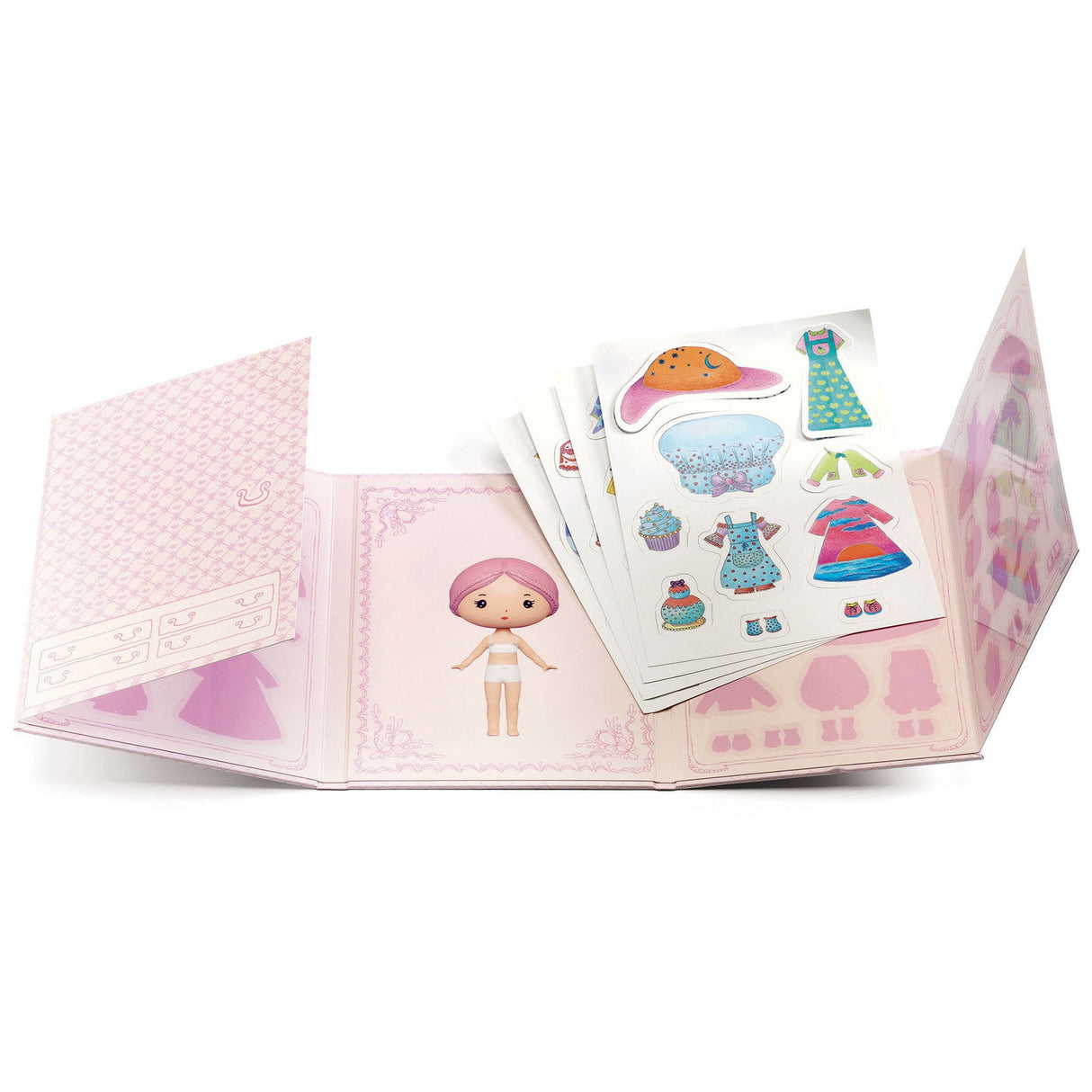 DJECO | Stickerboekje Tinyly | Miss LilyPink 4+ - Le CirQue Conceptstore