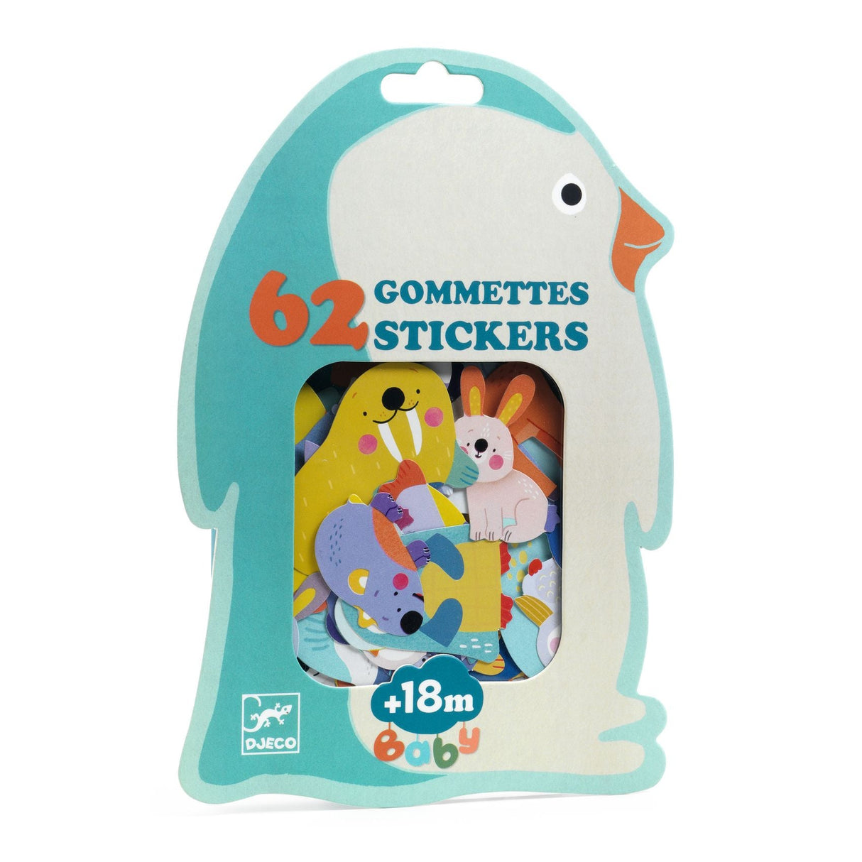 DJECO | Stickers | Dieren Van Ijsschotsen 18m+ - Le CirQue Conceptstore