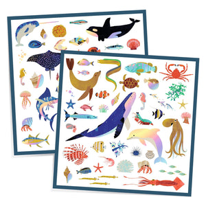 DJECO | Stickers | Holographic Ocean 4+ - Le CirQue Conceptstore