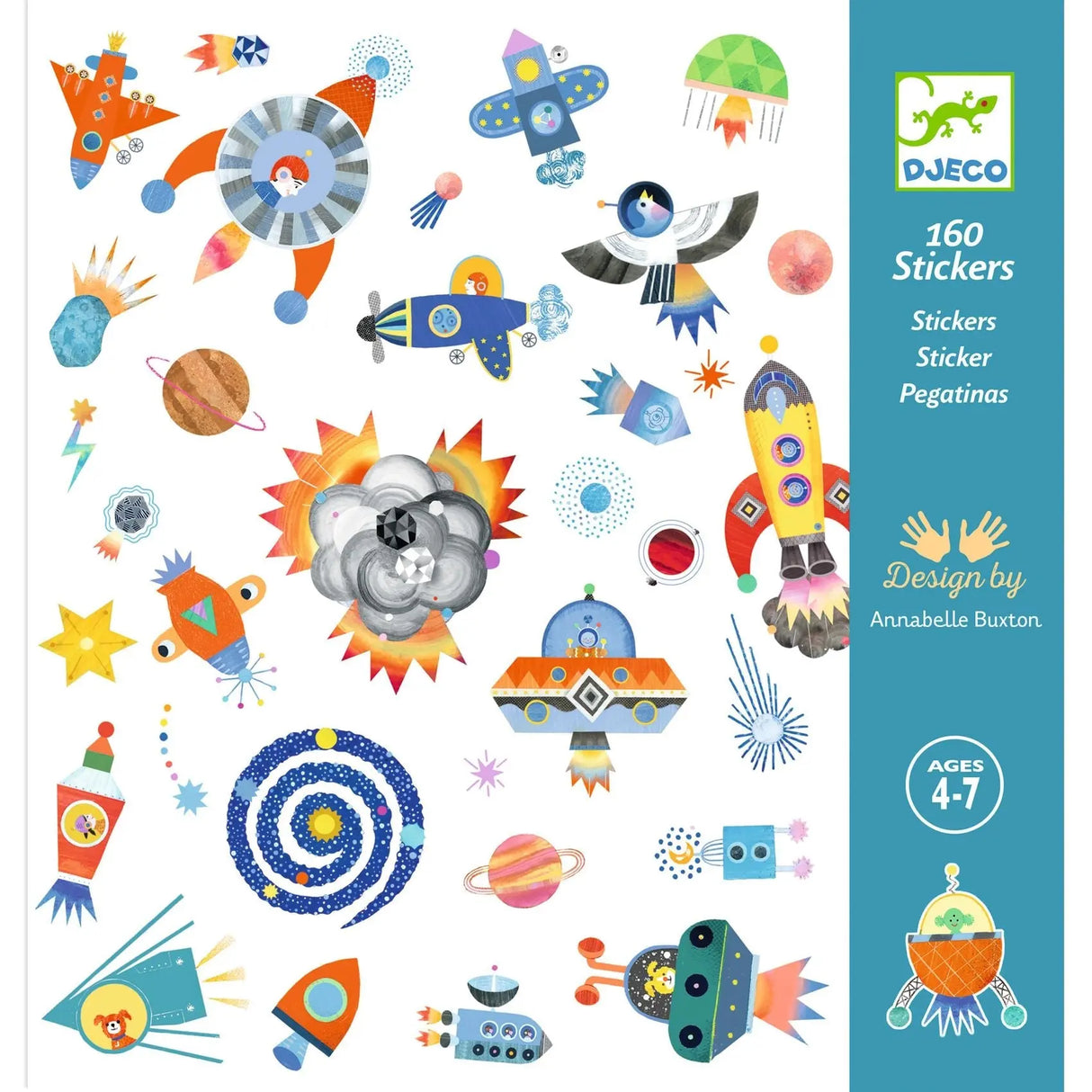 DJECO | Stickers | Interstellar 4+ - Le CirQue Conceptstore