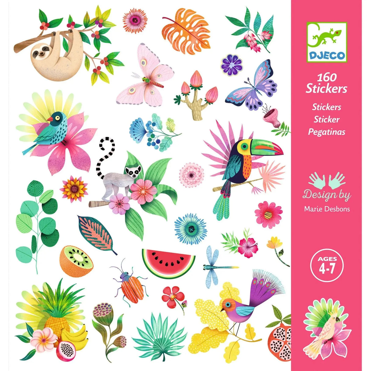 DJECO | Stickers | Paradise 4+ - Le CirQue Conceptstore