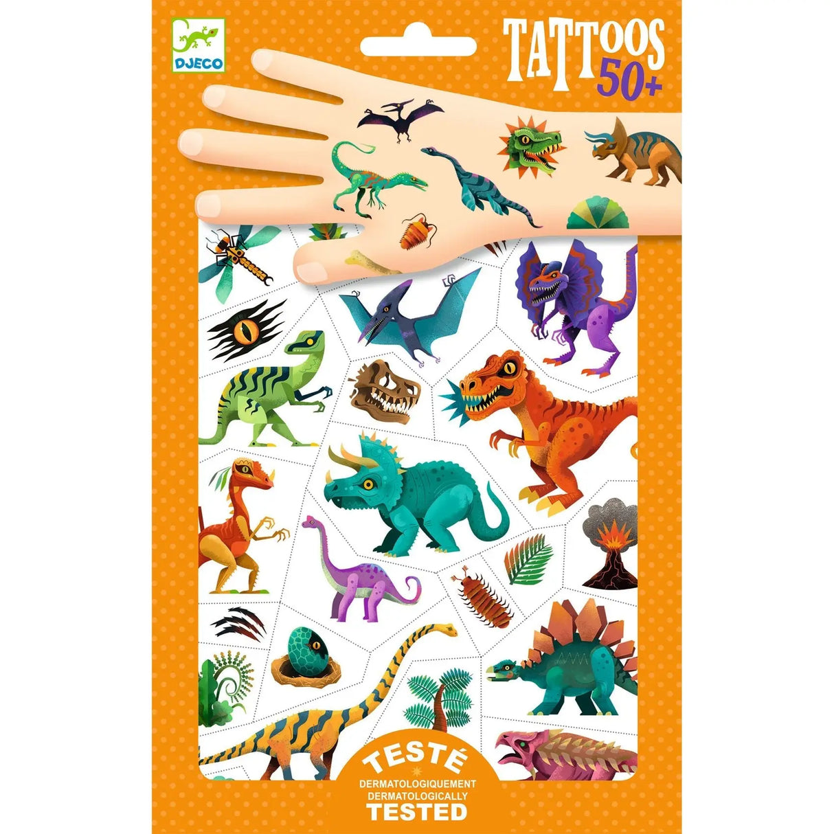 DJECO | Tattoo | Dino Club 3+ - Le CirQue Conceptstore