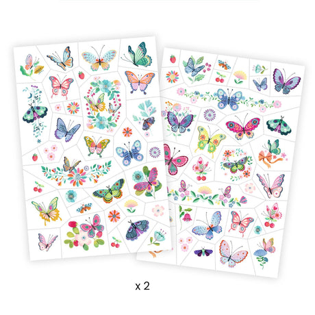 DJECO | Tattoo | Dream Butterflies 3+ - Le CirQue Conceptstore