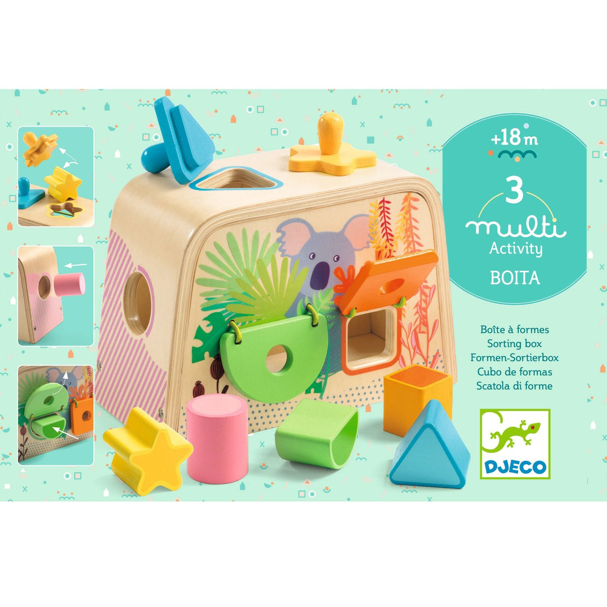 DJECO | Vormenstoof | Multi Boita 18m+ - Le CirQue Conceptstore