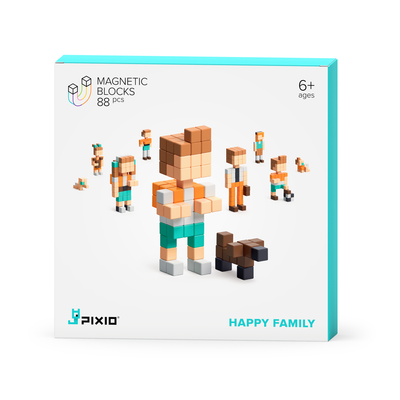 PIXIO - Magnetic Blocks Happy Family 6+ - Le CirQue Kidsconceptstore 