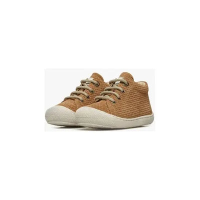 NATURINO - Veterschoen Cocoon Suede Woven Brown/Stone - Le CirQue Kidsconceptstore 