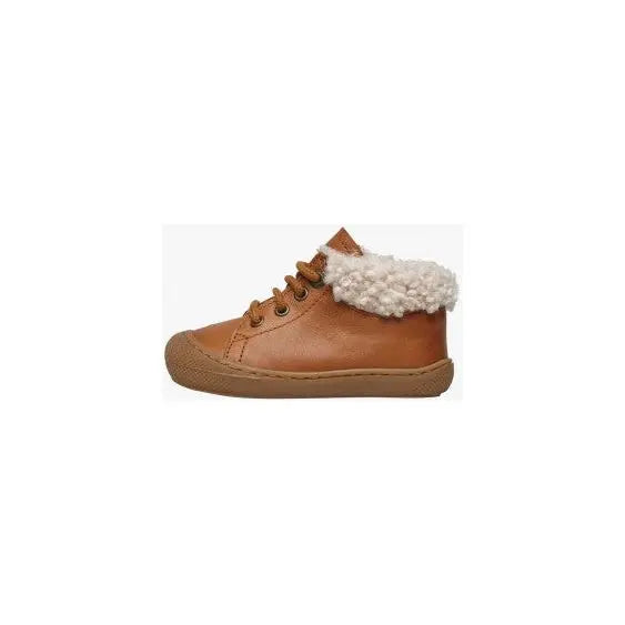 NATURINO - Veterschoen Cocoon Coco Nappa Cognac/Natur - Le CirQue Kidsconceptstore 