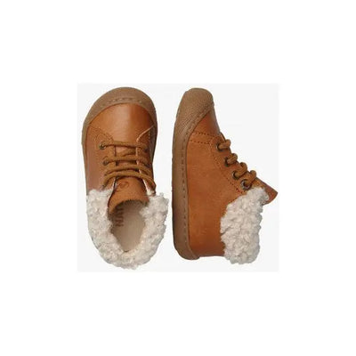 NATURINO - Veterschoen Cocoon Coco Nappa Cognac/Natur - Le CirQue Kidsconceptstore 
