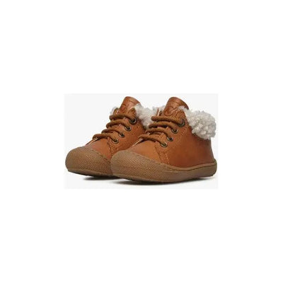 NATURINO - Veterschoen Cocoon Coco Nappa Cognac/Natur - Le CirQue Kidsconceptstore 