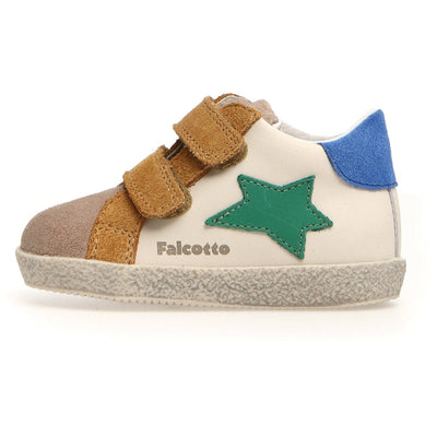 FALCOTTO - Alnoite Calf Beige/Milk/Oltremare - Le CirQue Kidsconceptstore 