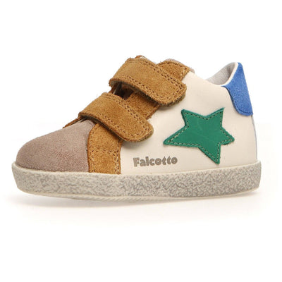 FALCOTTO - Alnoite Calf Beige/Milk/Oltremare - Le CirQue Kidsconceptstore 